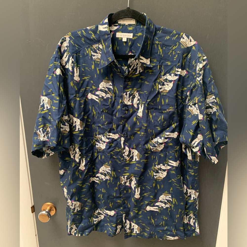 Vintage Claiborne Cricket Button Down Size L